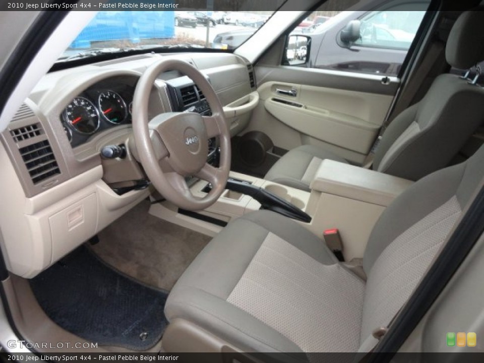 Pastel Pebble Beige Interior Prime Interior for the 2010 Jeep Liberty Sport 4x4 #76825039