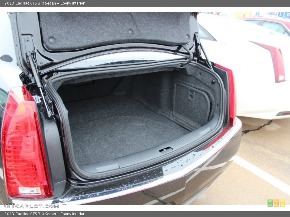 Ebony Interior Trunk for the 2013 Cadillac CTS 3.0 Sedan #76825168