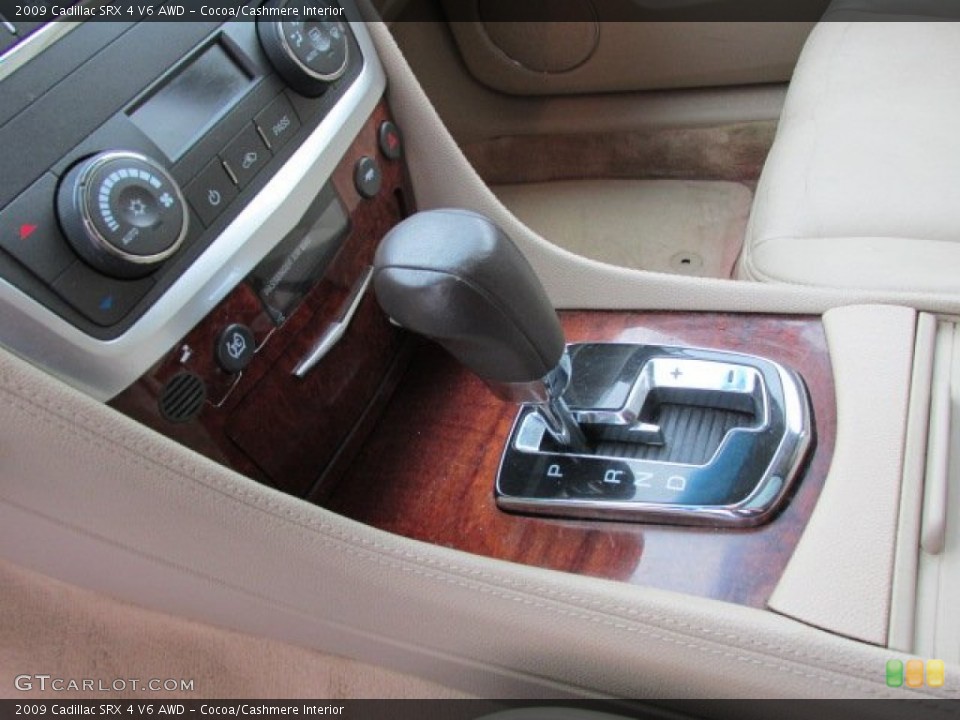 Cocoa/Cashmere Interior Transmission for the 2009 Cadillac SRX 4 V6 AWD #76825394