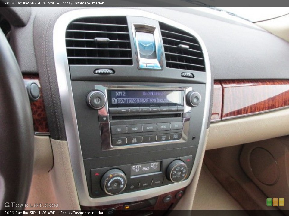 Cocoa/Cashmere Interior Controls for the 2009 Cadillac SRX 4 V6 AWD #76825416