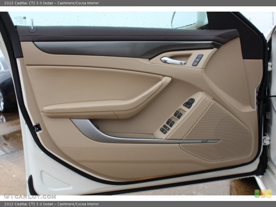 Cashmere/Cocoa Interior Door Panel for the 2013 Cadillac CTS 3.0 Sedan #76825555