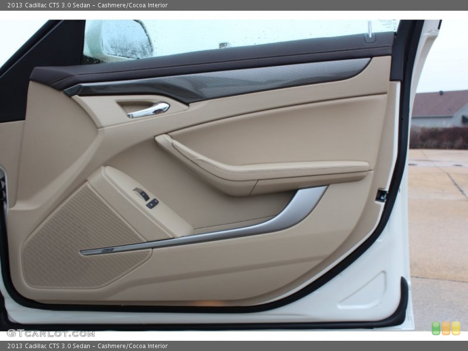 Cashmere/Cocoa Interior Door Panel for the 2013 Cadillac CTS 3.0 Sedan #76825602