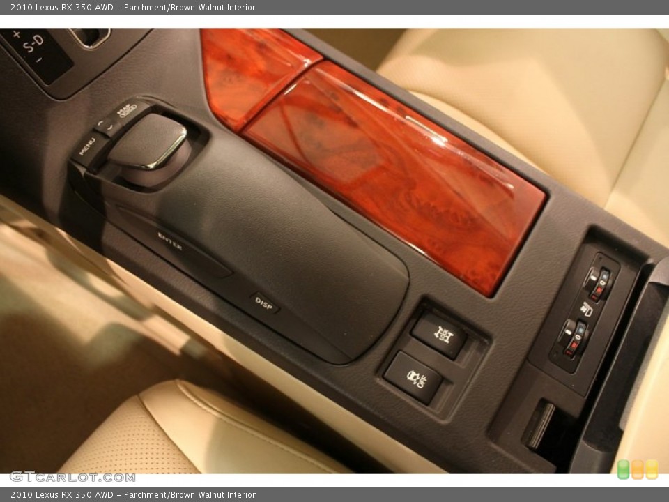 Parchment/Brown Walnut Interior Controls for the 2010 Lexus RX 350 AWD #76826484