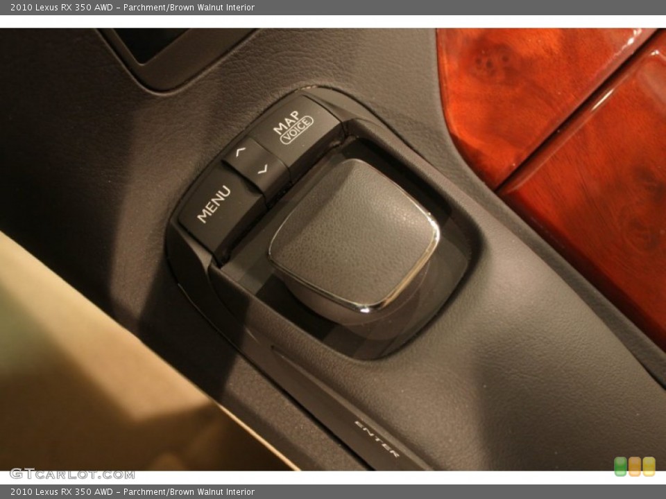 Parchment/Brown Walnut Interior Controls for the 2010 Lexus RX 350 AWD #76826493