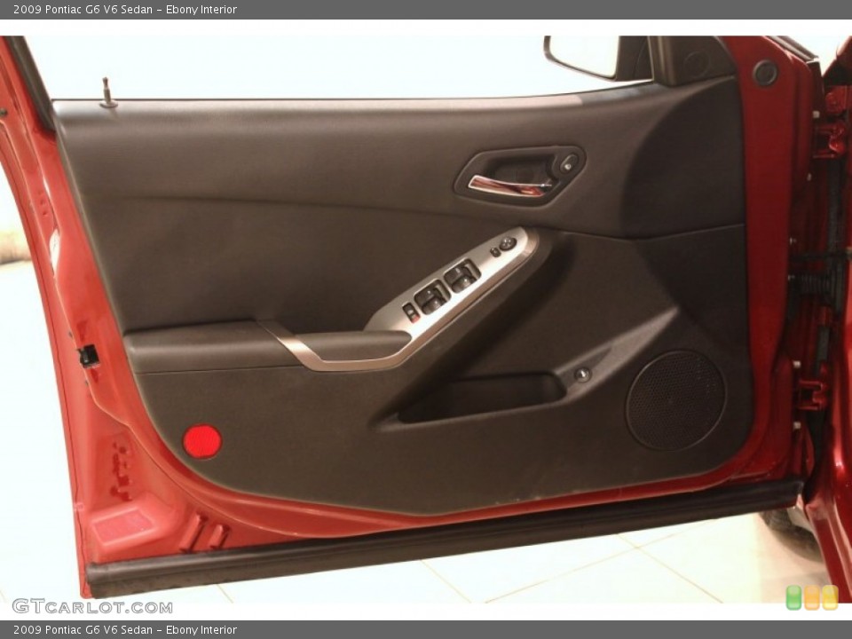 Ebony Interior Door Panel for the 2009 Pontiac G6 V6 Sedan #76827243