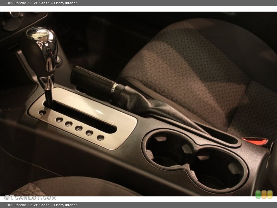 Ebony Interior Transmission for the 2009 Pontiac G6 V6 Sedan #76827303