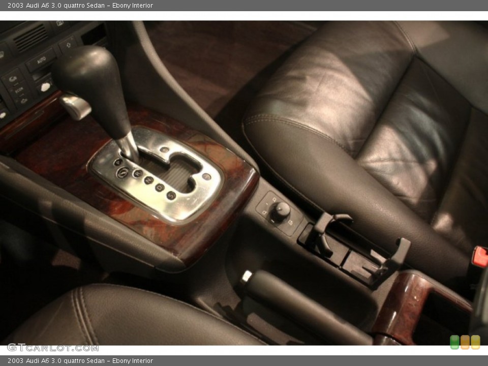 Ebony Interior Transmission for the 2003 Audi A6 3.0 quattro Sedan #76827437