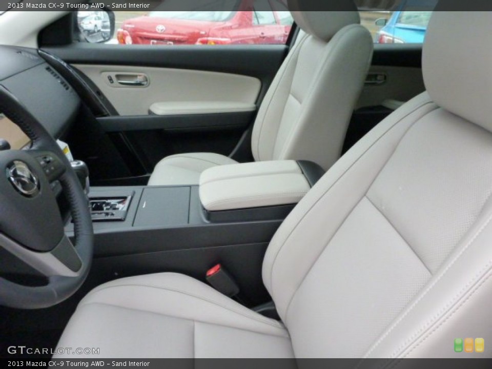 Sand Interior Front Seat for the 2013 Mazda CX-9 Touring AWD #76828077