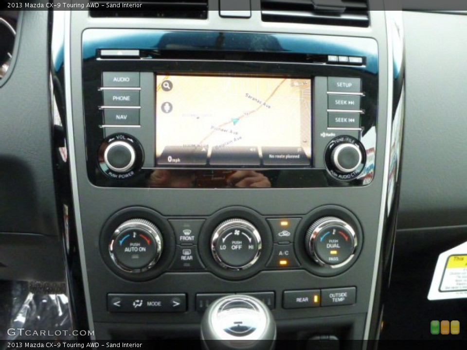 Sand Interior Controls for the 2013 Mazda CX-9 Touring AWD #76828173