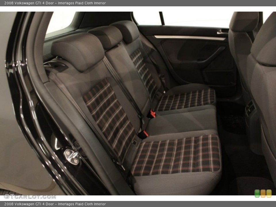 Interlagos Plaid Cloth Interior Rear Seat for the 2008 Volkswagen GTI 4 Door #76828458