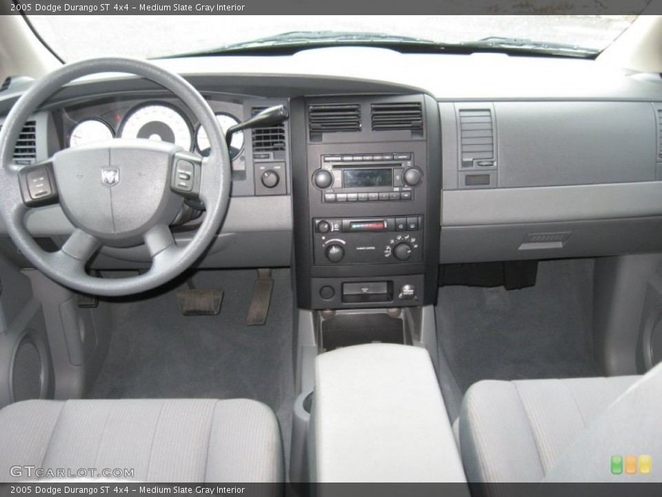 Medium Slate Gray Interior Dashboard for the 2005 Dodge Durango ST 4x4 #76828557