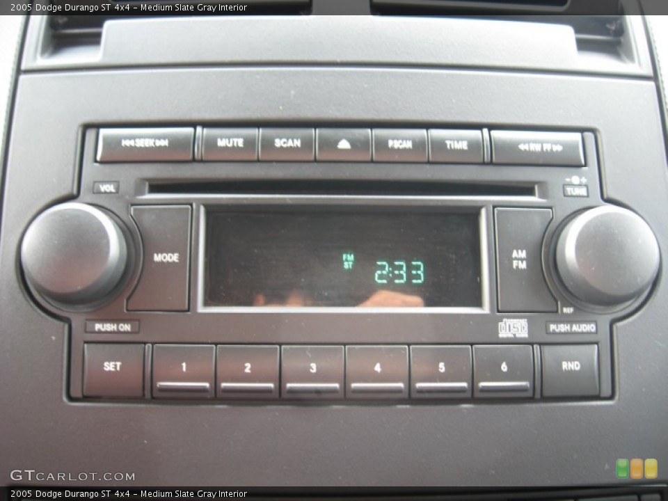 Medium Slate Gray Interior Audio System for the 2005 Dodge Durango ST 4x4 #76828582