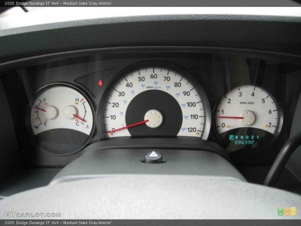 Medium Slate Gray Interior Gauges for the 2005 Dodge Durango ST 4x4 #76828599