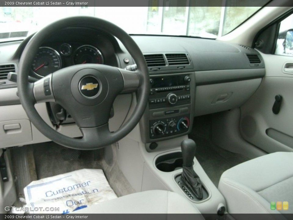 Gray Interior Prime Interior for the 2009 Chevrolet Cobalt LS Sedan #76829378