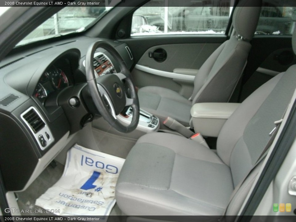 Dark Gray Interior Photo for the 2008 Chevrolet Equinox LT AWD #76829873