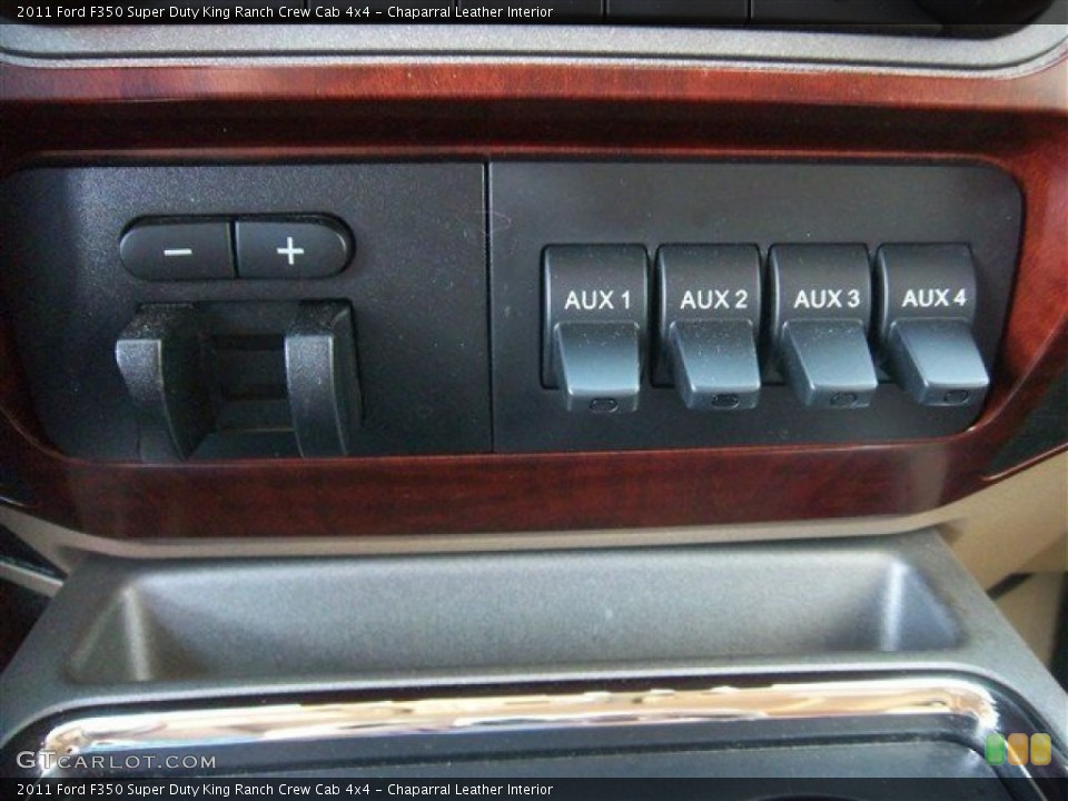 Chaparral Leather Interior Controls for the 2011 Ford F350 Super Duty King Ranch Crew Cab 4x4 #76830543