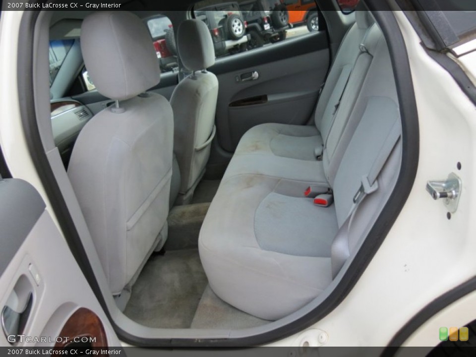 Gray Interior Rear Seat for the 2007 Buick LaCrosse CX #76831331