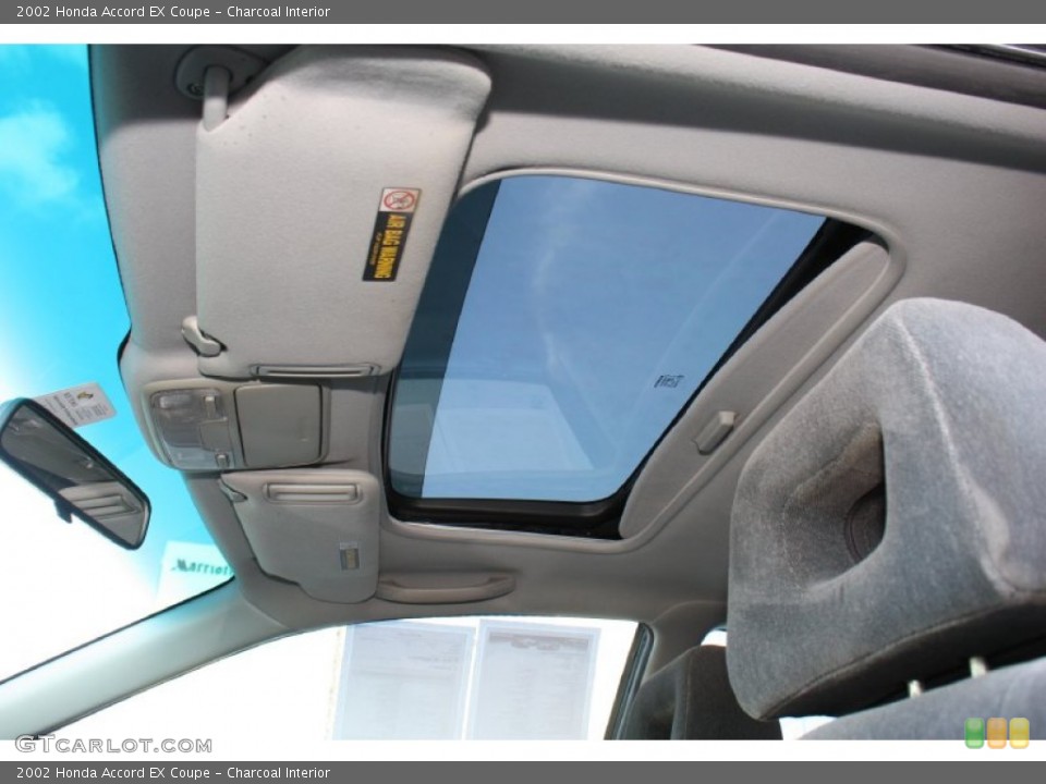 Charcoal Interior Sunroof for the 2002 Honda Accord EX Coupe #76833477
