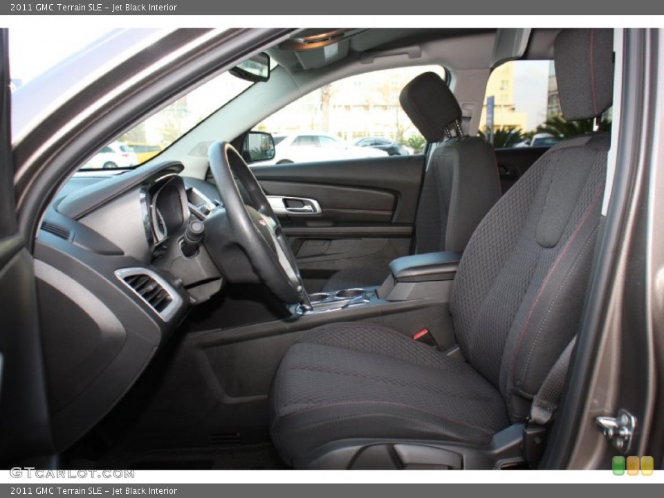 Jet Black Interior Front Seat for the 2011 GMC Terrain SLE #76834042