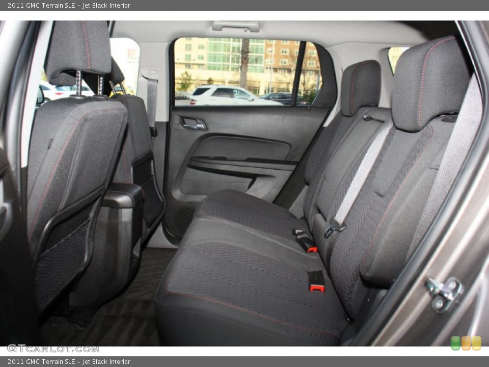 Jet Black Interior Rear Seat for the 2011 GMC Terrain SLE #76834079
