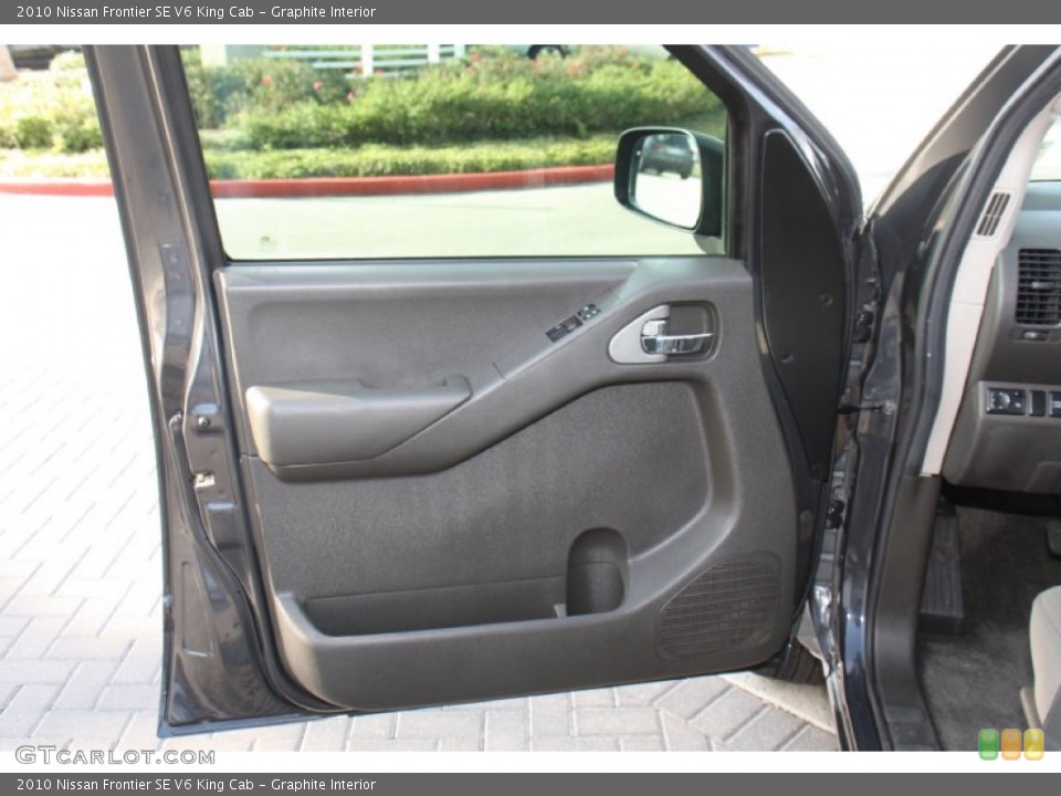 Graphite Interior Door Panel for the 2010 Nissan Frontier SE V6 King Cab #76834705