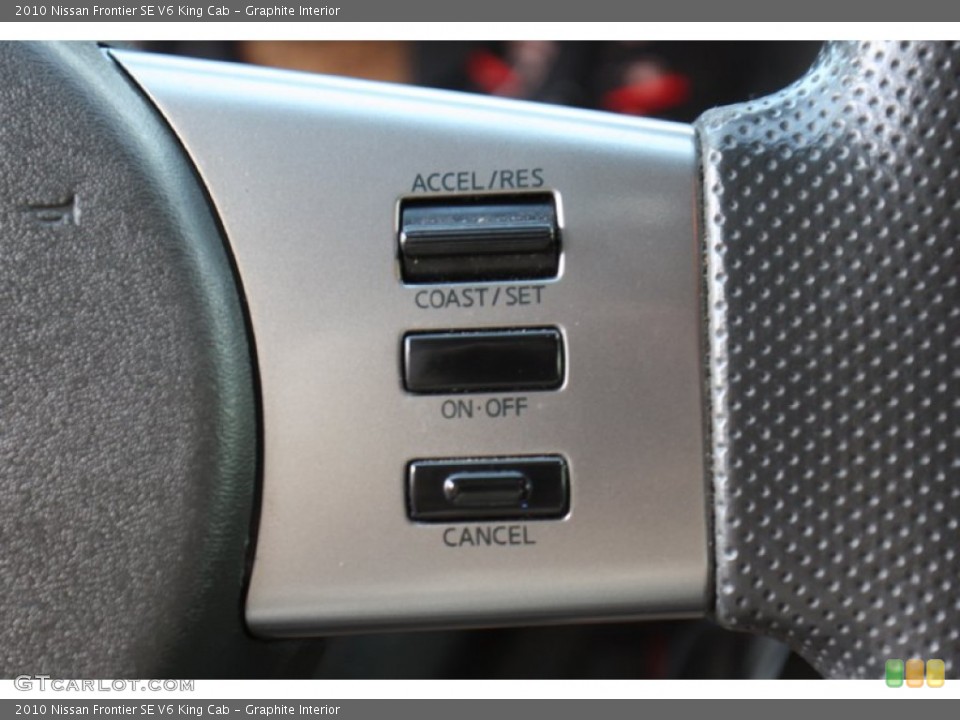 Graphite Interior Controls for the 2010 Nissan Frontier SE V6 King Cab #76834945