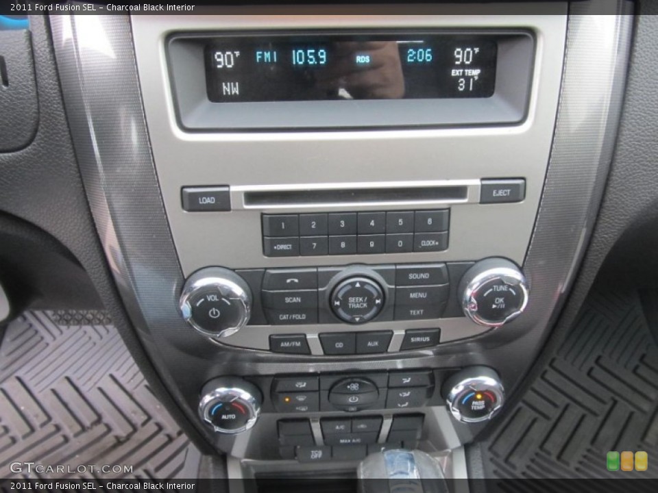 Charcoal Black Interior Controls for the 2011 Ford Fusion SEL #76835376