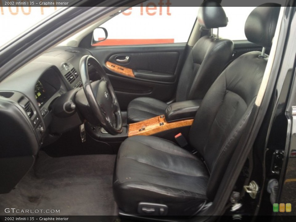 Graphite Interior Front Seat for the 2002 Infiniti I 35 #76835763