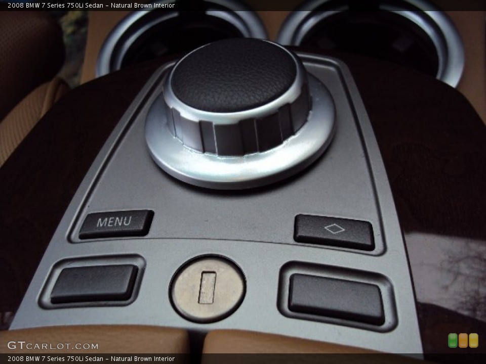 Natural Brown Interior Controls for the 2008 BMW 7 Series 750Li Sedan #76836501