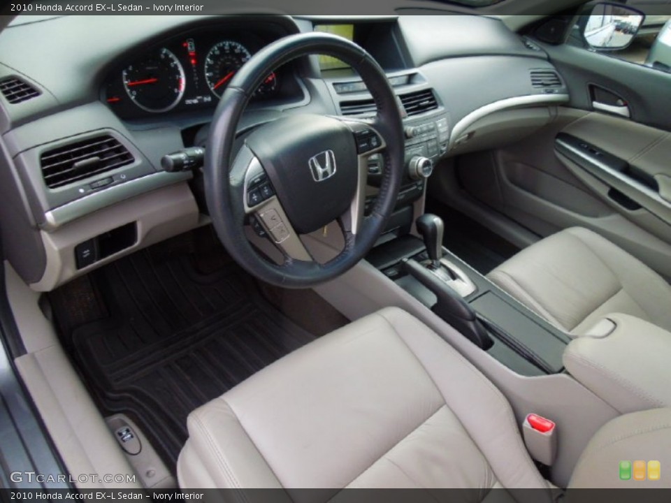 Ivory Interior Prime Interior for the 2010 Honda Accord EX-L Sedan #76836585