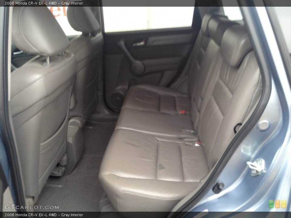 Gray Interior Rear Seat for the 2008 Honda CR-V EX-L 4WD #76836829