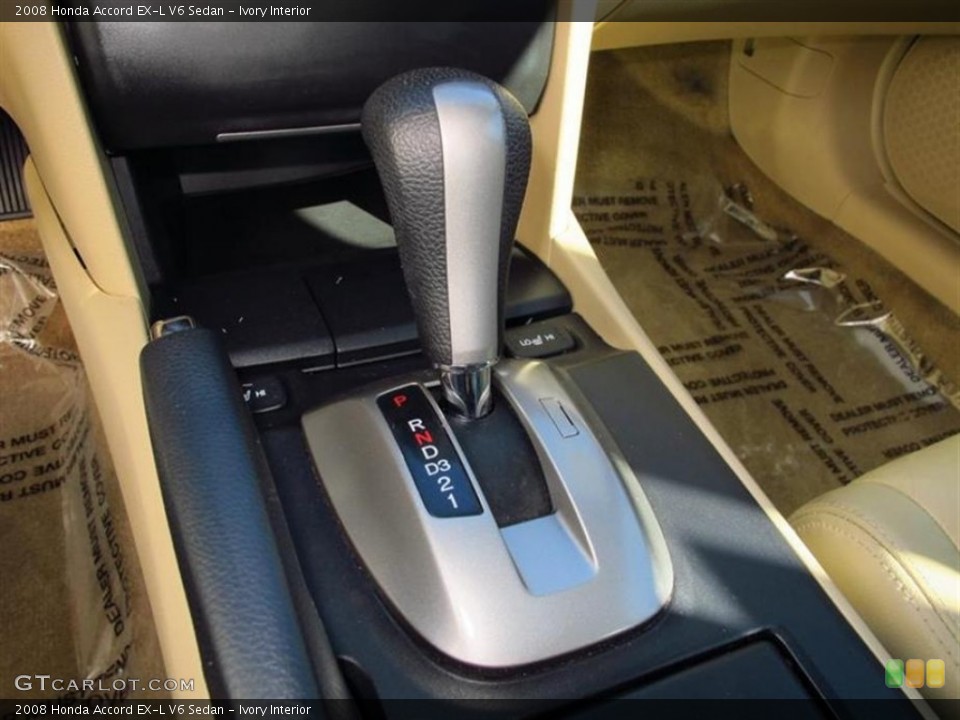 Ivory Interior Transmission for the 2008 Honda Accord EX-L V6 Sedan #76837951