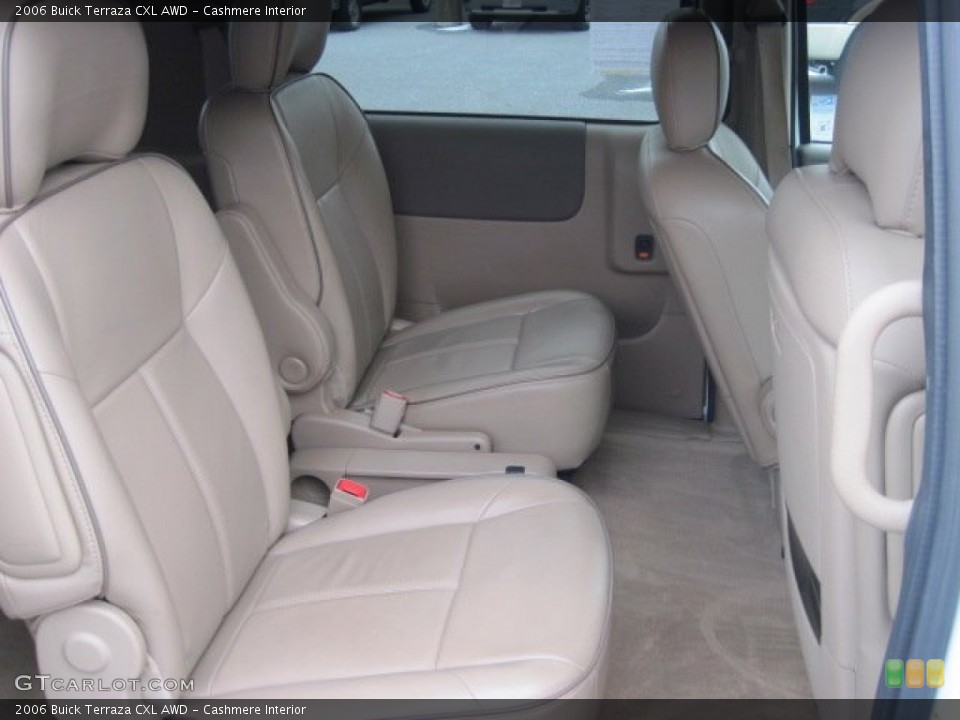 Cashmere Interior Rear Seat for the 2006 Buick Terraza CXL AWD #76838706
