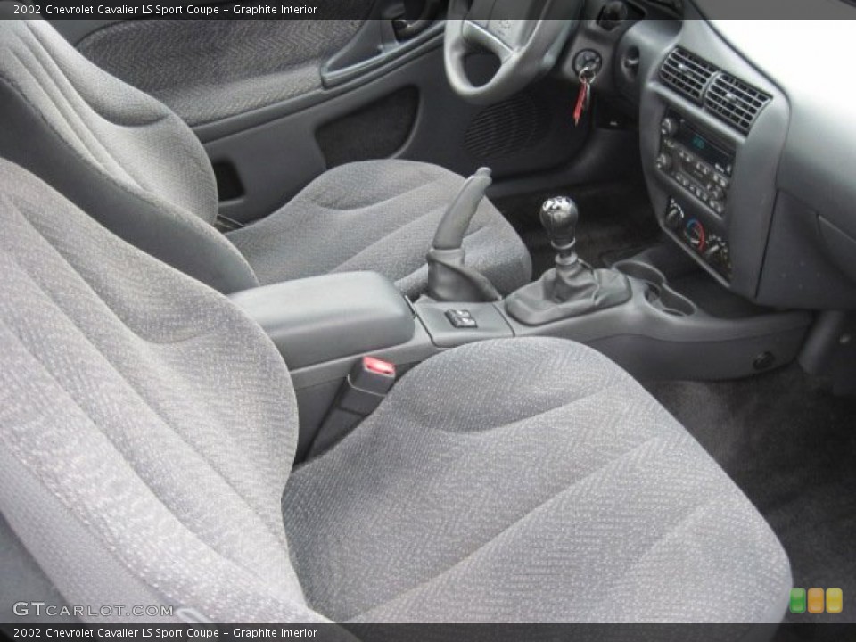 Graphite Interior Photo for the 2002 Chevrolet Cavalier LS Sport Coupe #76839041
