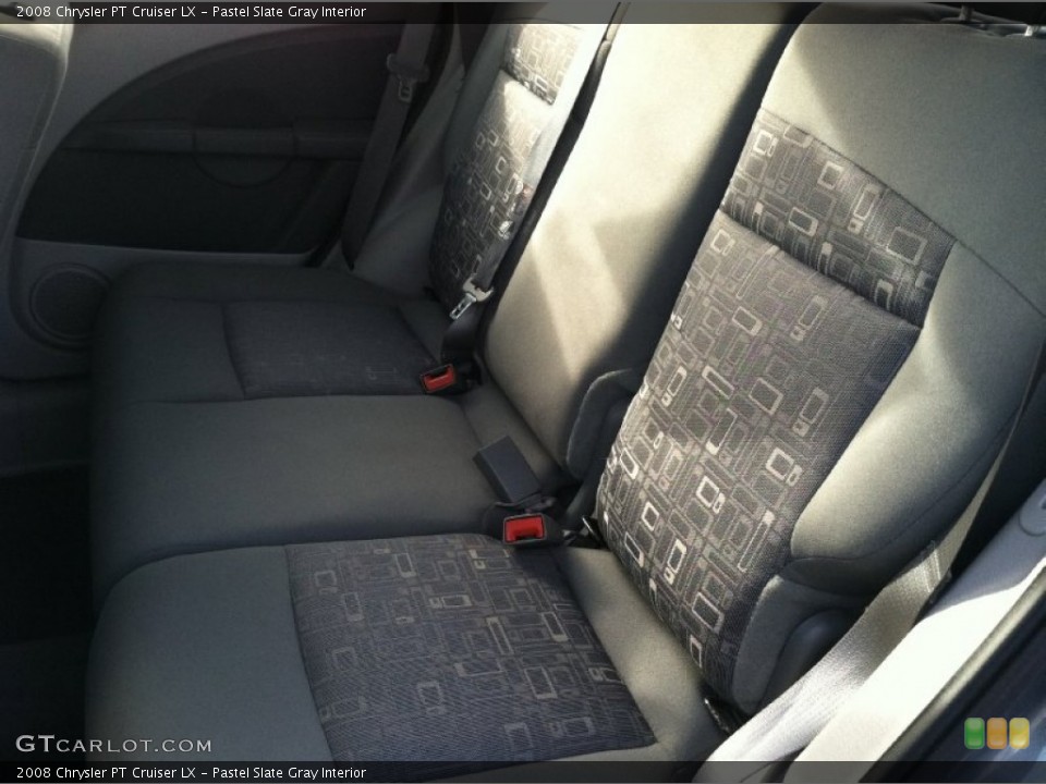 Pastel Slate Gray Interior Rear Seat for the 2008 Chrysler PT Cruiser LX #76839318