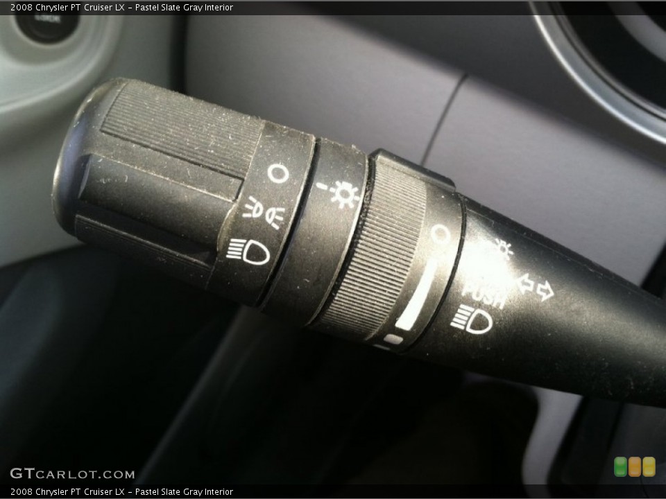 Pastel Slate Gray Interior Controls for the 2008 Chrysler PT Cruiser LX #76839396