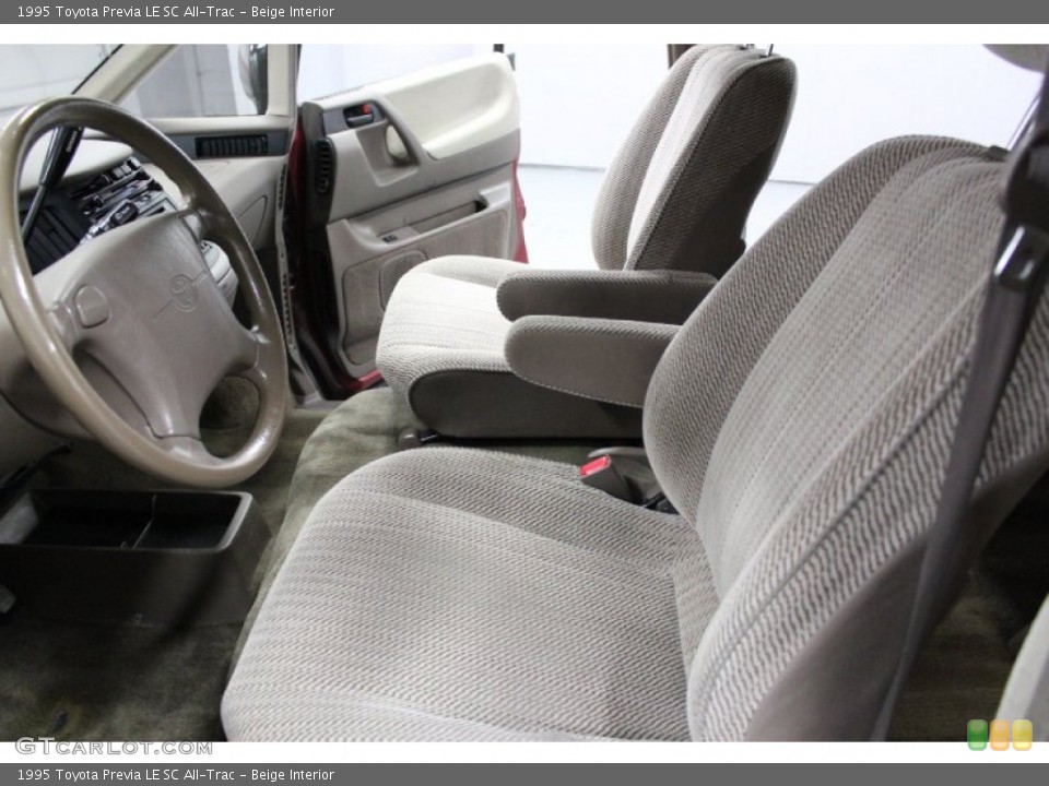 Beige Interior Photo for the 1995 Toyota Previa LE SC All-Trac #76840410