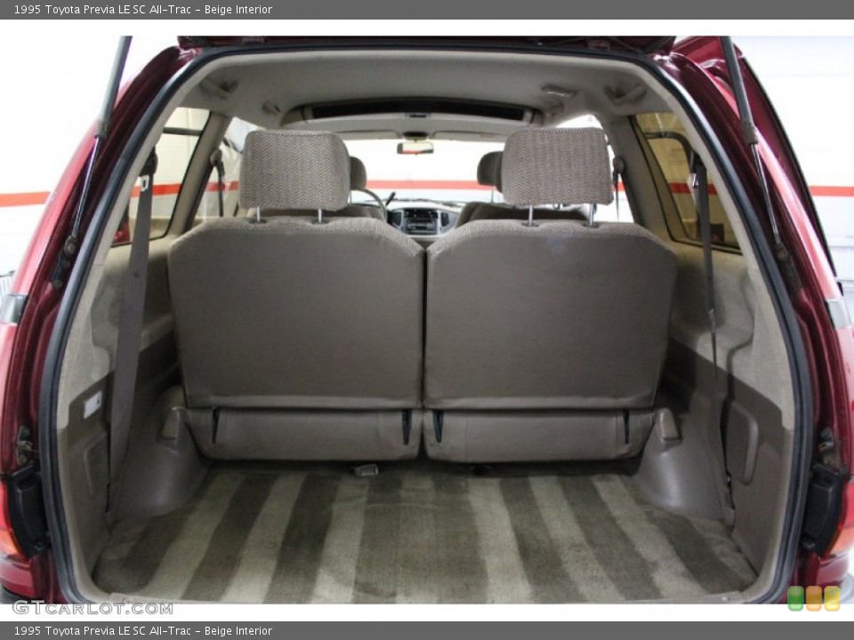 Beige Interior Trunk for the 1995 Toyota Previa LE SC All-Trac #76840532