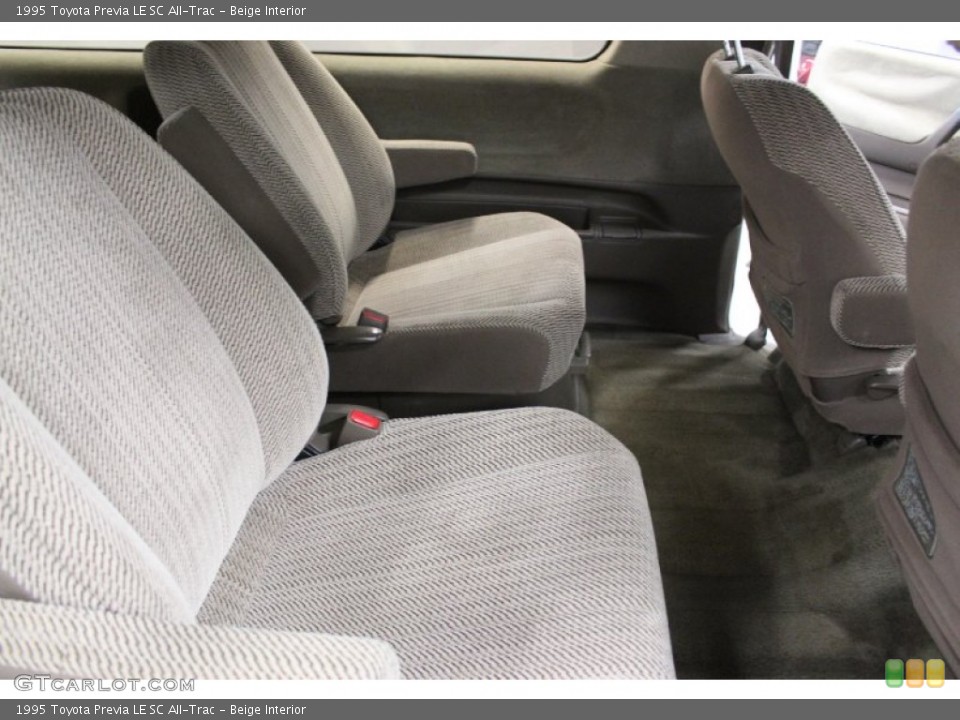Beige Interior Rear Seat for the 1995 Toyota Previa LE SC All-Trac #76840590