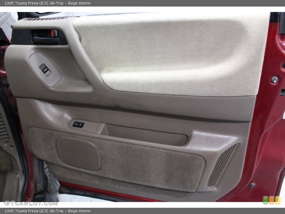 Beige Interior Door Panel for the 1995 Toyota Previa LE SC All-Trac #76840725