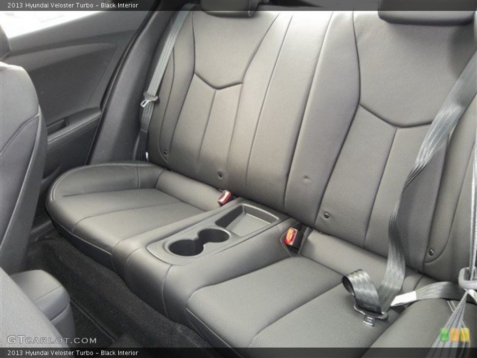 Black Interior Rear Seat for the 2013 Hyundai Veloster Turbo #76842927