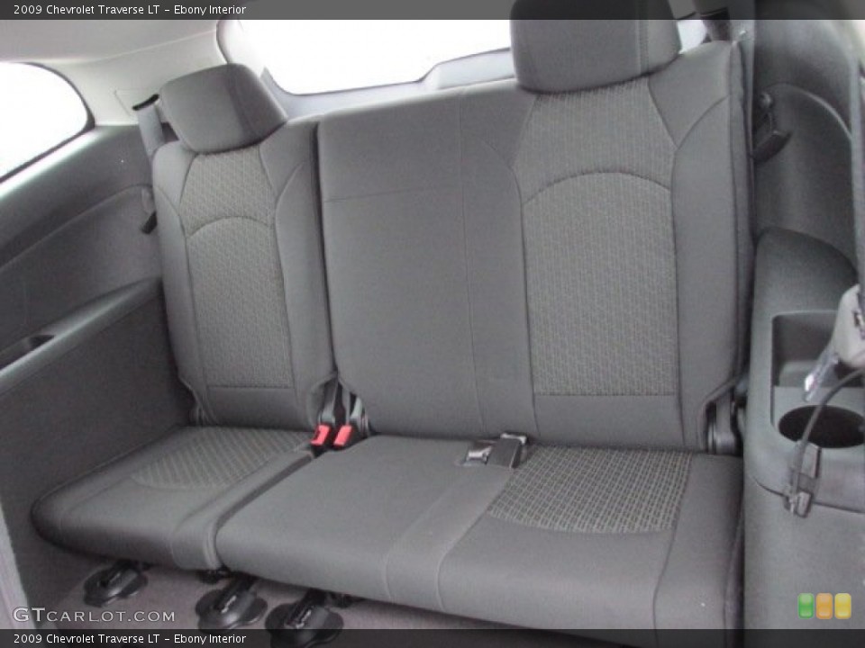 Ebony Interior Rear Seat for the 2009 Chevrolet Traverse LT #76842956