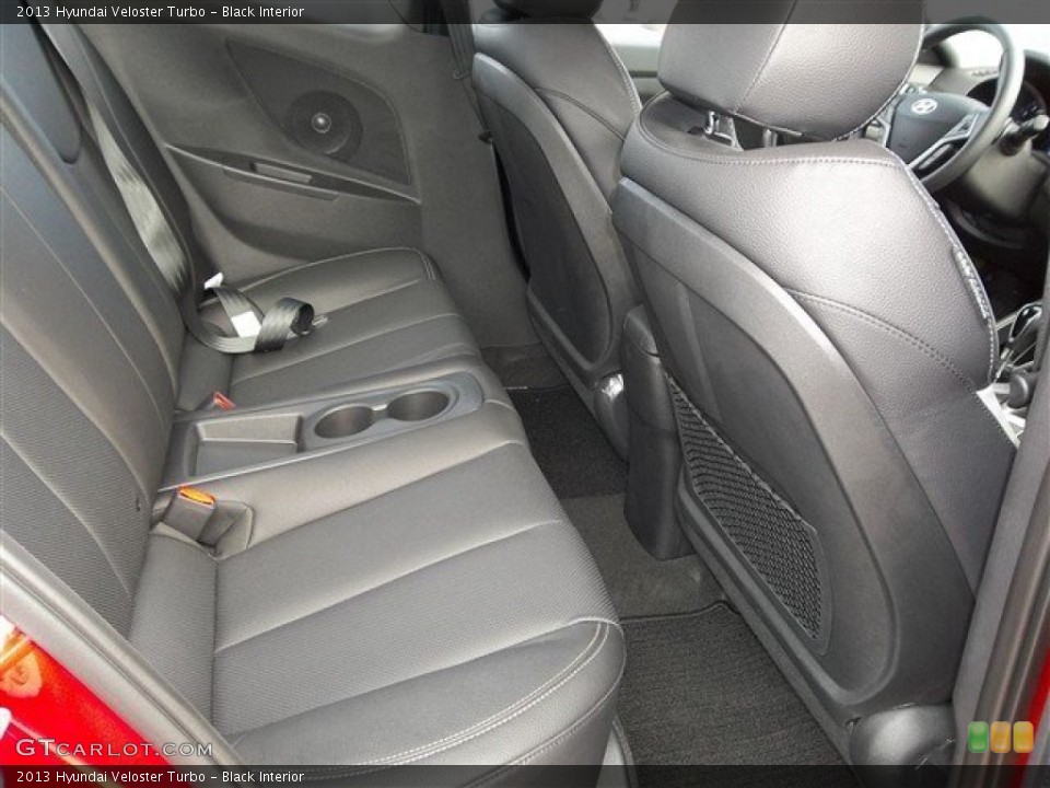 Black Interior Rear Seat for the 2013 Hyundai Veloster Turbo #76842966