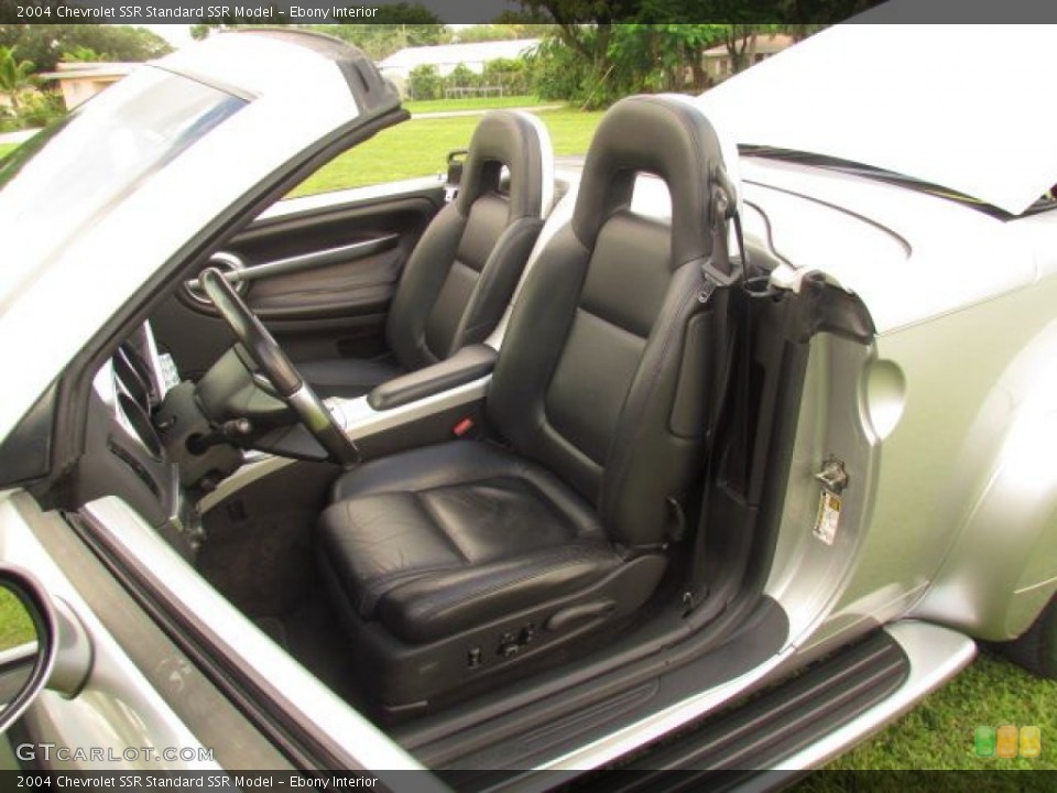 Ebony Interior Front Seat for the 2004 Chevrolet SSR  #76843030