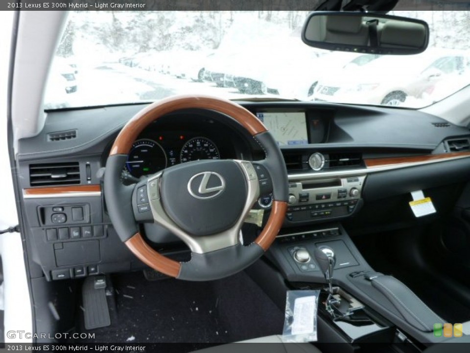 Light Gray Interior Dashboard for the 2013 Lexus ES 300h Hybrid #76843440