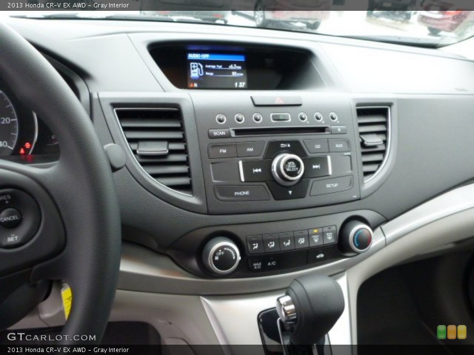 Gray Interior Controls for the 2013 Honda CR-V EX AWD #76844862