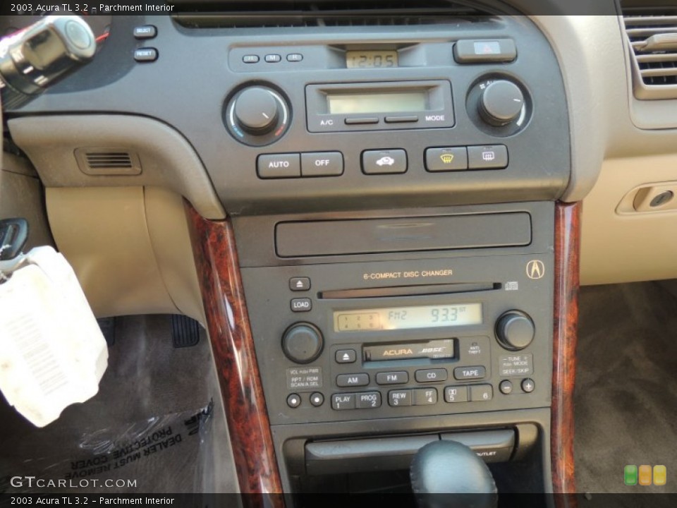 Parchment Interior Controls for the 2003 Acura TL 3.2 #76844873
