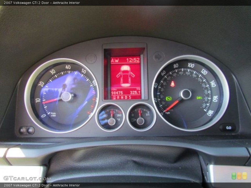 Anthracite Interior Gauges for the 2007 Volkswagen GTI 2 Door #76844904