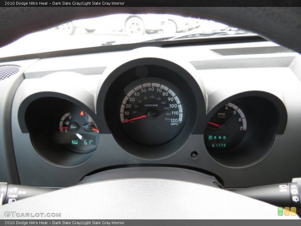 Dark Slate Gray/Light Slate Gray Interior Gauges for the 2010 Dodge Nitro Heat #76846401