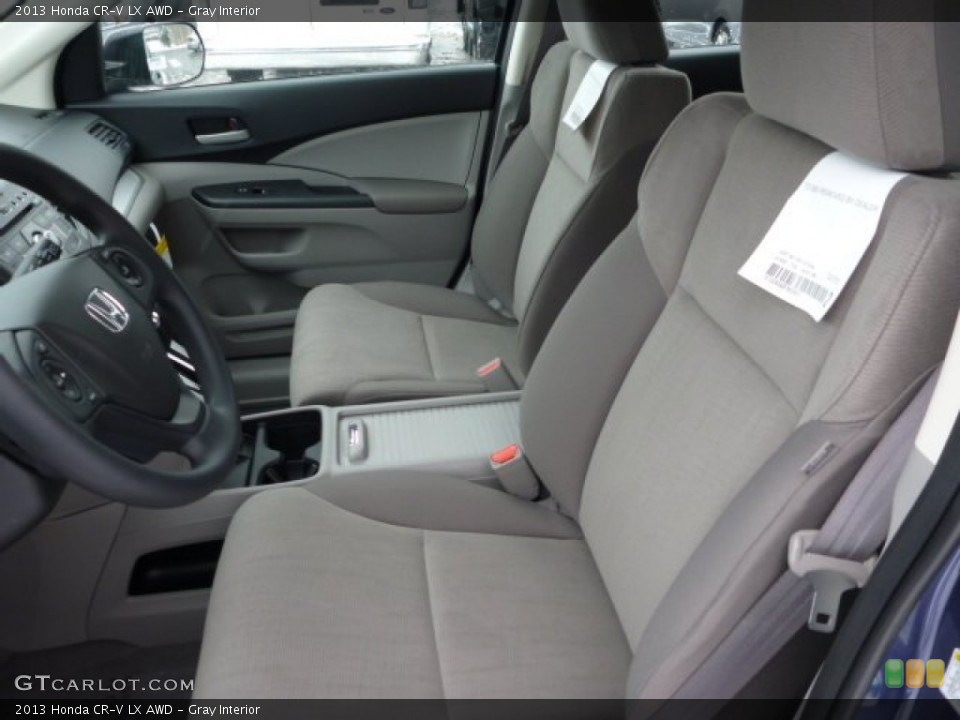 Gray Interior Front Seat for the 2013 Honda CR-V LX AWD #76847425